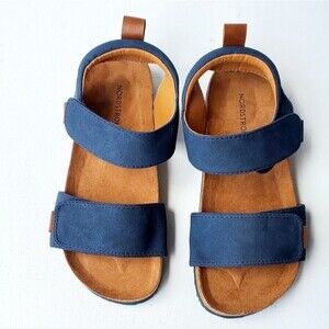 Nordstrom Colton Cork Kids Unisex Blue Sandal NWOT size 2,4